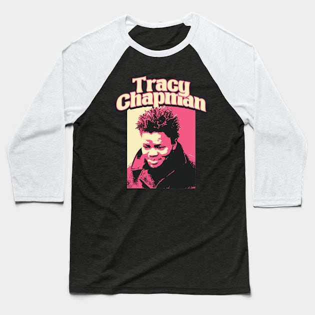 Tracy Chapman Baseball T-Shirt by Mandegraph